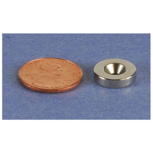 Main product image for Neodymium Countersunk Ring 1/2" x 1/8
